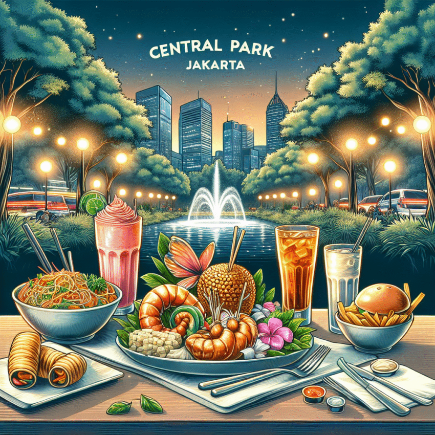 Kuliner Lezat Wajib Coba di Central Park Jakarta