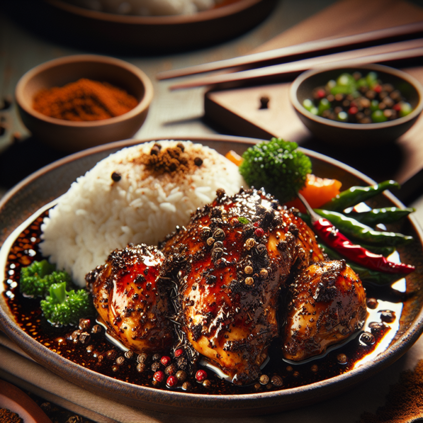 Resep Ayam Lada Hitam Saori yang Menggugah Selera